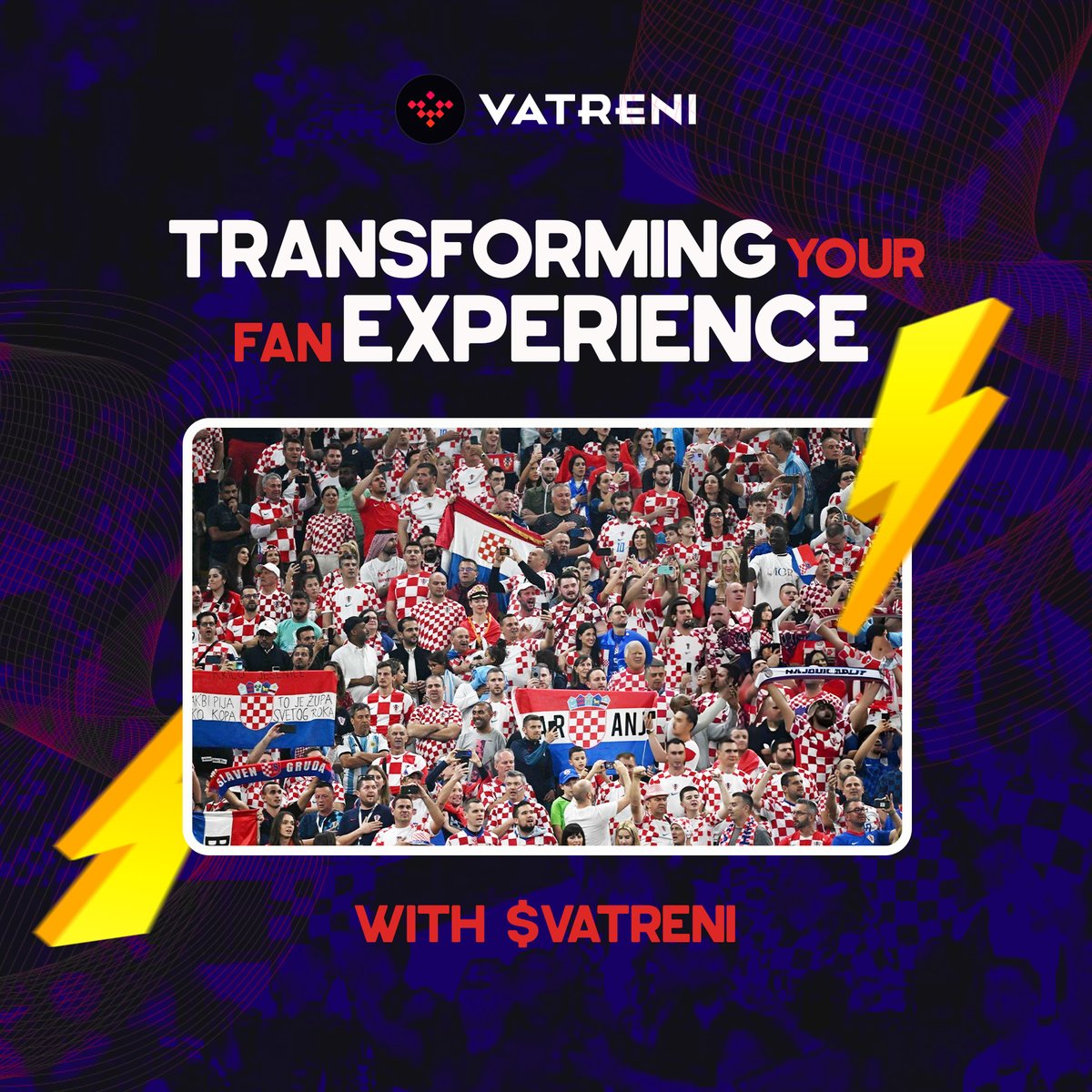 Step into the future of fandom with $VATRENI!

Our token, on the Polygon blockchain, offers exclusive access, and special rewards. 

Be a part of the Vatreni today! ⚽️