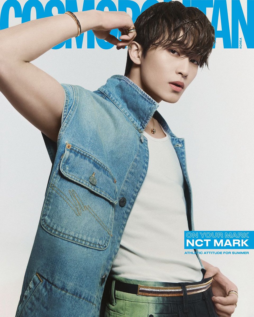 NCT's Mark looks amazing for COSMOPOLITAN Korea.