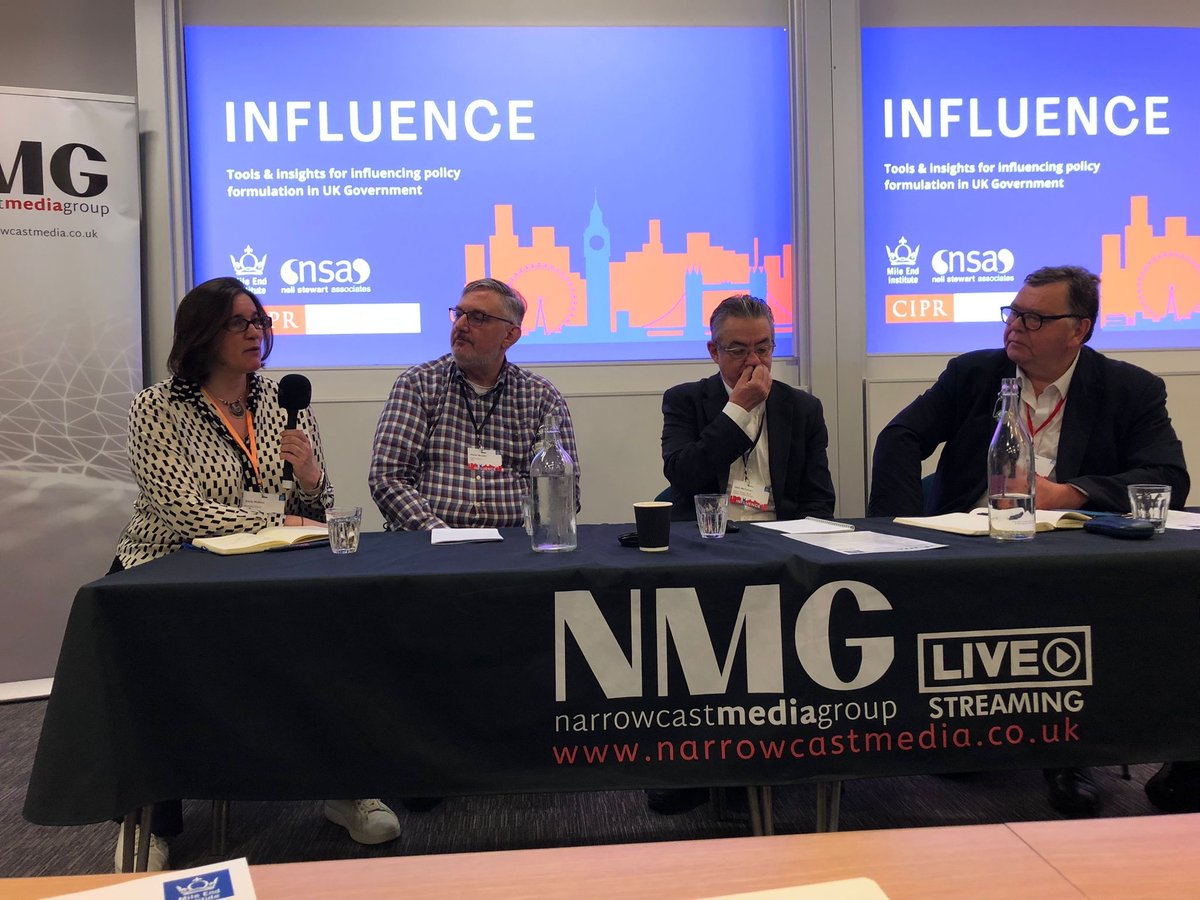 Our MD, @emilywallace25, is speaking with @CIPR_CEO and @johnmcternan at Influence this morning, discussing transparency and regulation in #PublicAffairs

Once again, @CIPR_Global are leading the way on the #L4GLCampaign, find out more here cipr.co.uk/Good-Lobbying