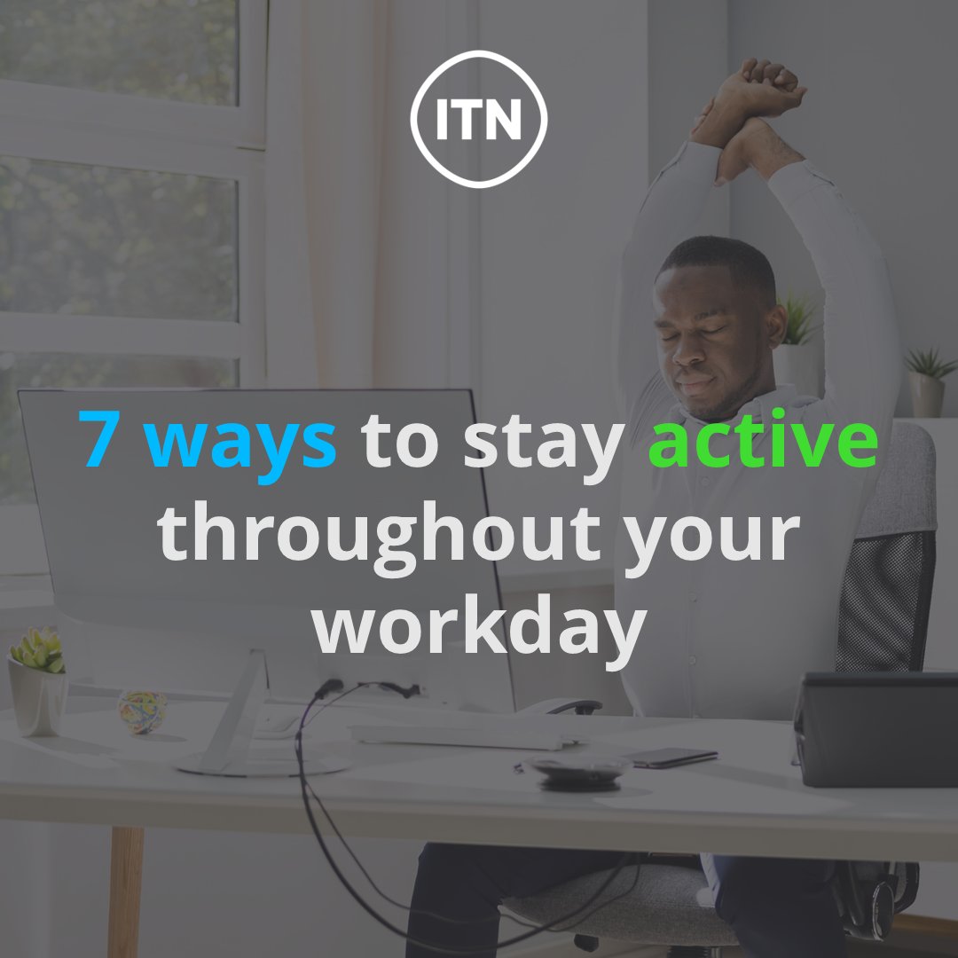No time for exercise? Discover 7 ingenious ways to fit more movement into your workday on the ITN Business content hub: business.itn.co.uk/7-ways-to-stay… #MentalHealthAwarenessWeek #MoveYourWay #Exercise