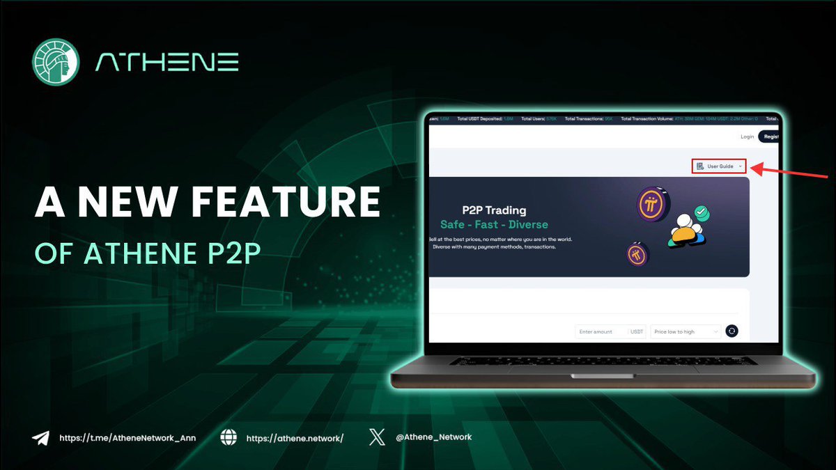 Dear Athene community,

🚀 Exciting Update from our Athene P2P 🚀

📣 We're thrilled to introduce a brand new feature: User Guide. This section includes Tutorial Videos and P2P Trading Videos, designed to help users better understand Athene P2P. 

💥 You can access HERE…