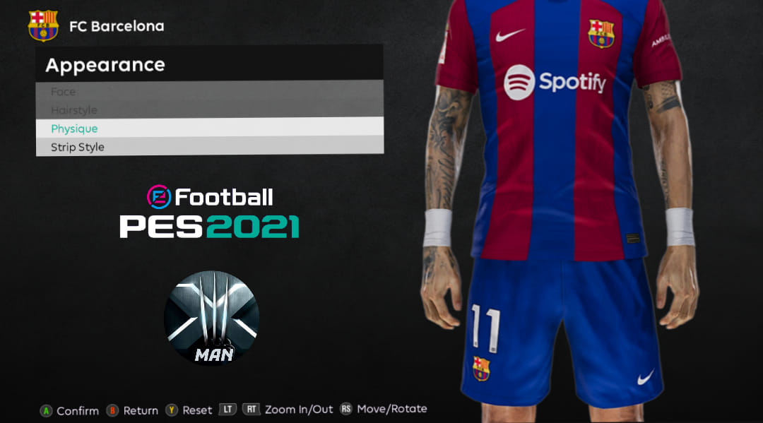 PES 2021 Raphinha Full Body Tattoo by XMAN
pes-files.ru/pes_2021_raphi…

Rafinha 2024 season full body tattoos for #PES2021

#eFootball2024 #eFootball2022 #eFootball2023 #PES2021 #eFootball #eFootbalPES2021 #PES2022 #PC #PS4 #PS5 #pesfiles #PES