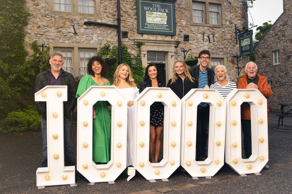 On Wednesday 22nd May 2024 the ITV hit soap Emmerdale will air its 10,000th episode and cast gathered in the village to mark the occasion. 🎉 Read more here: itv.com/emmerdale/arti… #Emmerdale