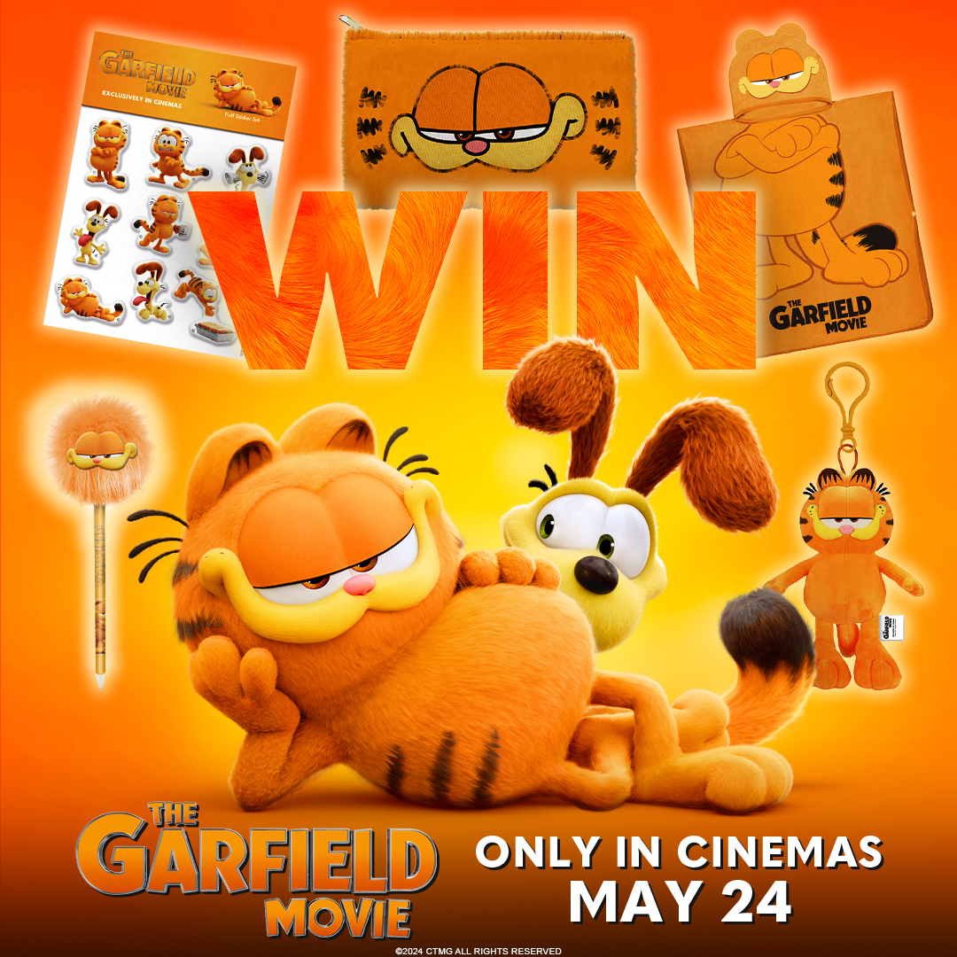 Take the chance to get your paws on these purr-fect #GarfieldMovie prizes! Get ready to pounce into an outdoor adventure with your favourite feline, in cinemas next Friday or see it first THIS WEEKEND! Make sure you follow us, RT, and tag the biggest cat lover you know to enter!