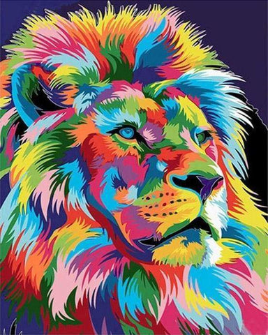 Lion peinture PopArt
figureart
#coloretonfil 
#coloretavie 
#colorelemonde 
#ligue_des_optimistes