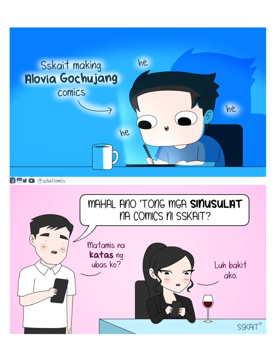 Pati si @AlodiaAlmira nagugulat sa mga sinusulat ko 🤣 jk