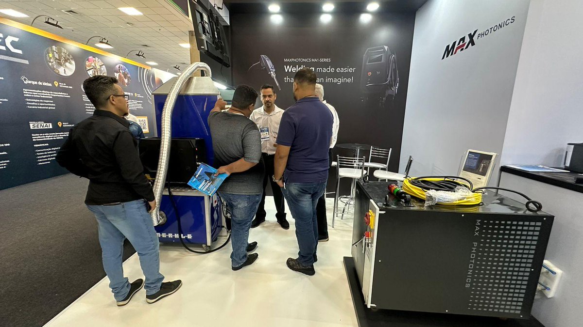 Maxphotonicsofc's tweet image. Thanks a ton for dropping by #Maxphotonics stand at #FEIMEC 2024!
We&apos;re counting down the days until we get to dazzle you again😉
#laser #laserwelding #lasercutting #lasermarking #lasercleaning #fiberlaser #handheldlaserwelding #laserweldingmachine