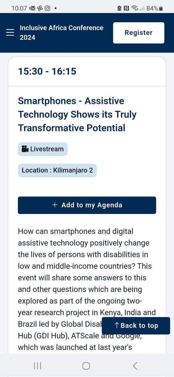 Join the live stream from our side event at #InclusiveAfrica2024 today as we explore how smartphones & digital assistive tech can positively change the lives of persons with disabilities in low & middle-income countries alongside @_ATscale @Google kutanaevents.com/event/inclusiv… #AT2030
