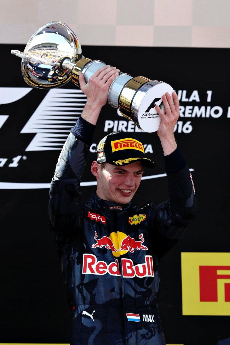 On this day 8 years ago, an 18yo Max Verstappen won his first race in F1 with his mid-season debut with Red Bull.

Simultaneously becoming the youngest ever GP winner.

Since then, this kid has 3 titles under his belt, 58 wins, 38 poles, 103 podiums - and he's far from done. ♥️