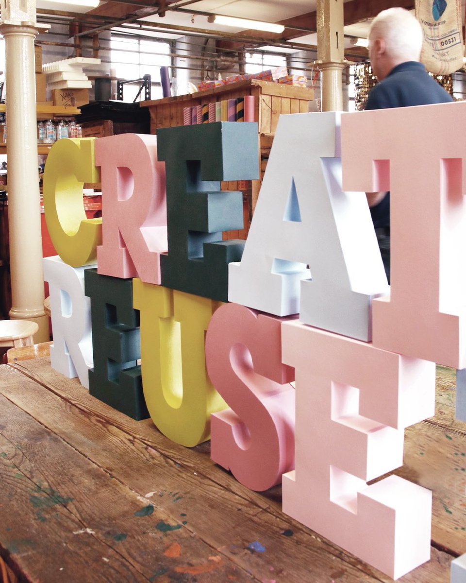 Paper letters for Scrap, a centre in Sunny Bank Mills selling discarded art materials which also hosts creative events focused on art and sustainability :))