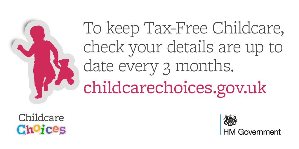 Tax-Free Childcare is a Government savings account scheme offering working families an additional 20% support towards qualifying childcare costs. For more information or apply online, go to childcarechoices.gov.uk or call 0300 1234097.