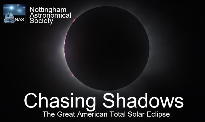 NottinghamAstro's tweet photo. Our Practical Astronomy meeting is this Thursday (16th May) at @BurnsideHall Plumtree. 
@rsevern7 will talk about photographing the recent total solar eclipse in America

Date: Thursday 16th May
Time: 8pm
Venue: Burnside Hall, Plumtree
Refreshments: 7:30pm
Visitors: Free event https://t.co/k32e5tYtYy