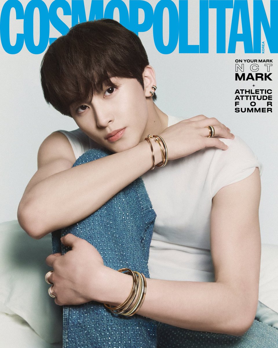 NCT’s MARK for Cosmopolitan Korea.