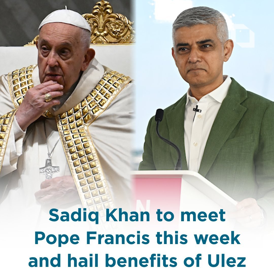 SADIQ KHAN will meet Pope Francis at a climate change summit this week and is set to hail the benefits of ULEZ.
The London Mayor will lead a delegation of mayors from cities across the world [C40Cities] and discuss efforts to tackle the 'climate emergency'.
KHAN - The Globalist