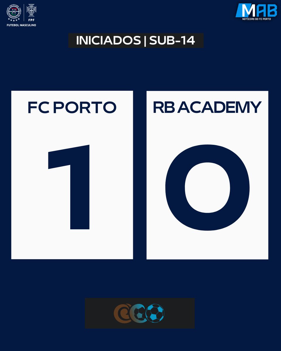 Vitória na estreia na Abano Football Trophy 💙⚽️

#FCPorto #FCPortoSub14 #Sub14 #DragõesJuntos #NaçãoPorto #ComoNósUmDeNós #IndomáveisPorNatureza #ImortaisPorDireito #FCPortoFormação