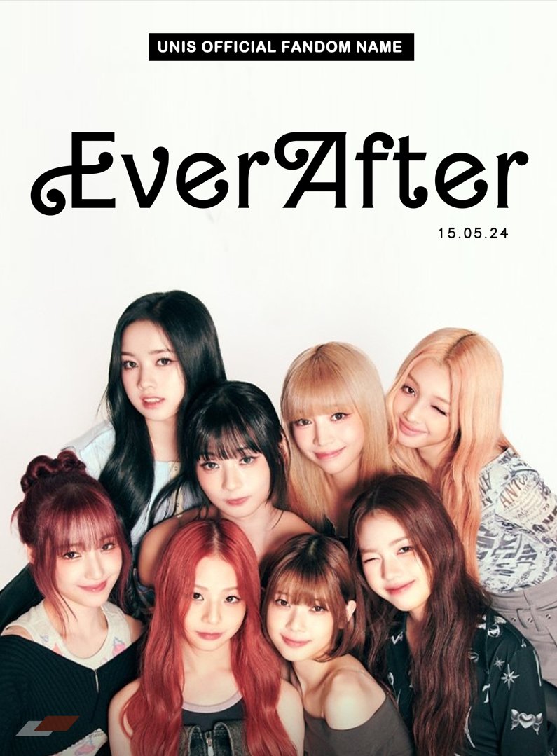 UNIS' official fandom name is "𝗘𝘃𝗲𝗿𝗔𝗳𝘁𝗲𝗿"

#UNIS #유니스
#EverAfter