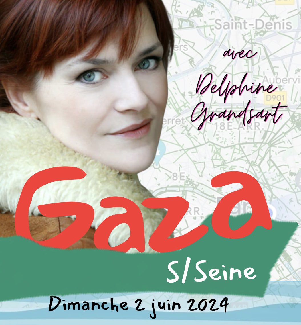 RETENEZ CETTE DATE 👉🏽DIMANCHE 2 JUIN 2024 !
🚢GAZA SUR SEINE : UNE PÉNICHE HABILLÉE AUX COULEURS DE LA 🇵🇸 REMONTERA LA SEINE DEPUIS NANTERRE POUR ARRIVER À IVRY SUR SEINE VIA COLOMBES, GENNEVILLIERS, ARGENTEUIL, ILE ST DENIS ET PARIS.