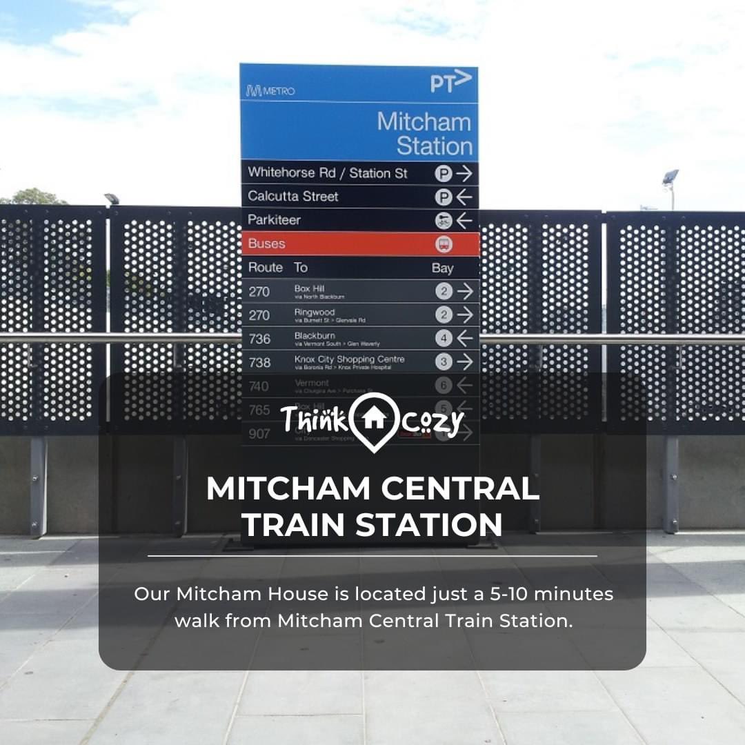 Welcome to Our Mitcham House, just a 5-10 minute walk from Mitcham Central Train Station. Enjoy seamless access to Melbourne's vibrant city center and beyond. 🏡🚆✨ 
Make us Your Home This Season!

#thinkcozy #roomforrent #melbourne  #flatmates  #MitchamLiving #ConvenientCommute