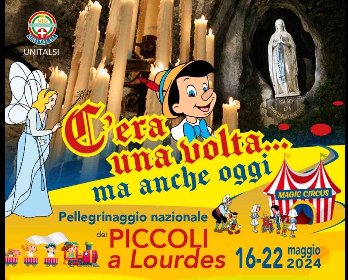 Manca poco al pellegrinaggio nazionale dei piccoli  #Unitalsi a @lourdes_france. Un’amica speciale @caterinabalivo augura a tutti i bambini e alle loro famiglie 
BUON VIAGGIO! 👉 video urly.it/3_zk1