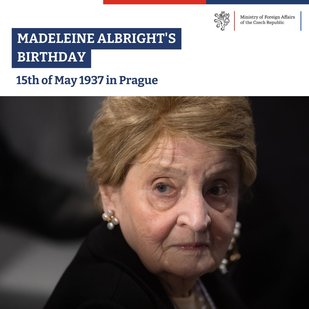 “We must never fall back into complacency or presume that totalitarianism is forever dead or retreat in the face of aggression. We must learn from history, not repeat it.” Said Madeleine Albright in her speech when Czechia was accepted in @NATO.