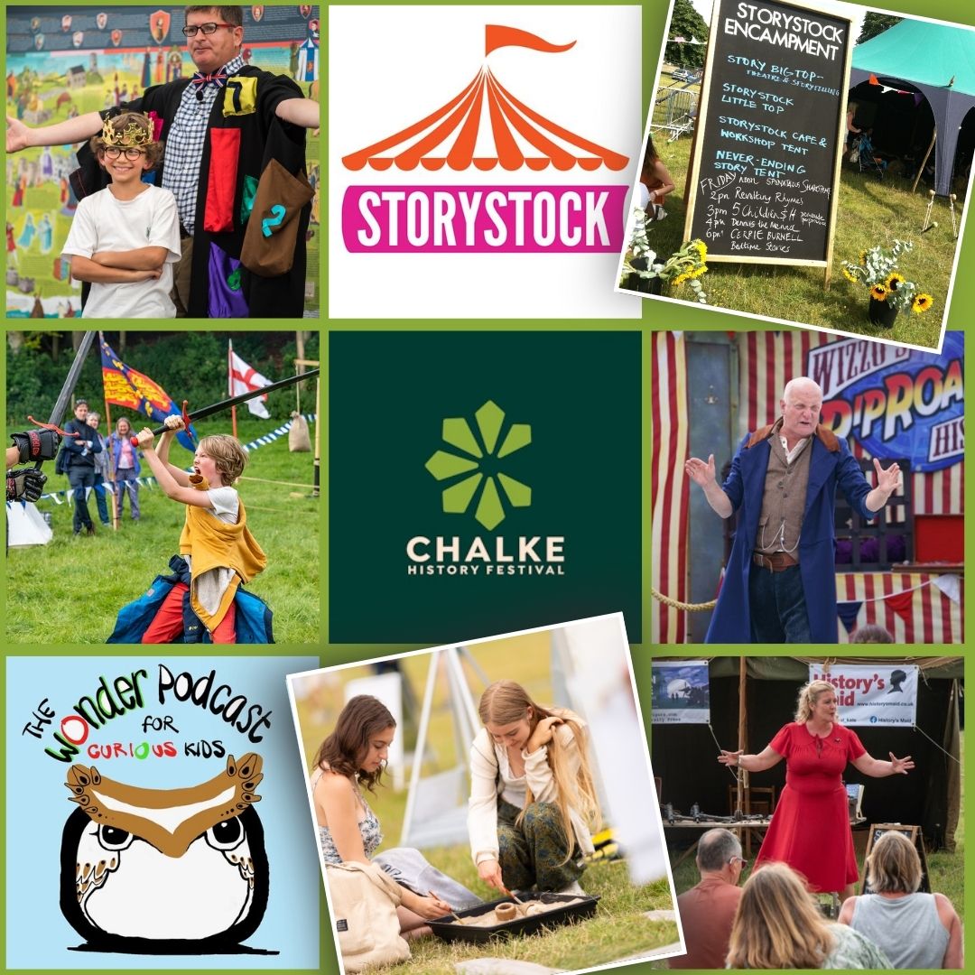 Our Children's Programme is jam-packed for 2024! 🎪From captivating storytelling at the Storystock tent to thrilling reenactments & engaging talks, there's something for every little historian. Full programme: chalkefestival.com/childrens-acti… #KidsHistory #GreatDayOut #FamilyFun