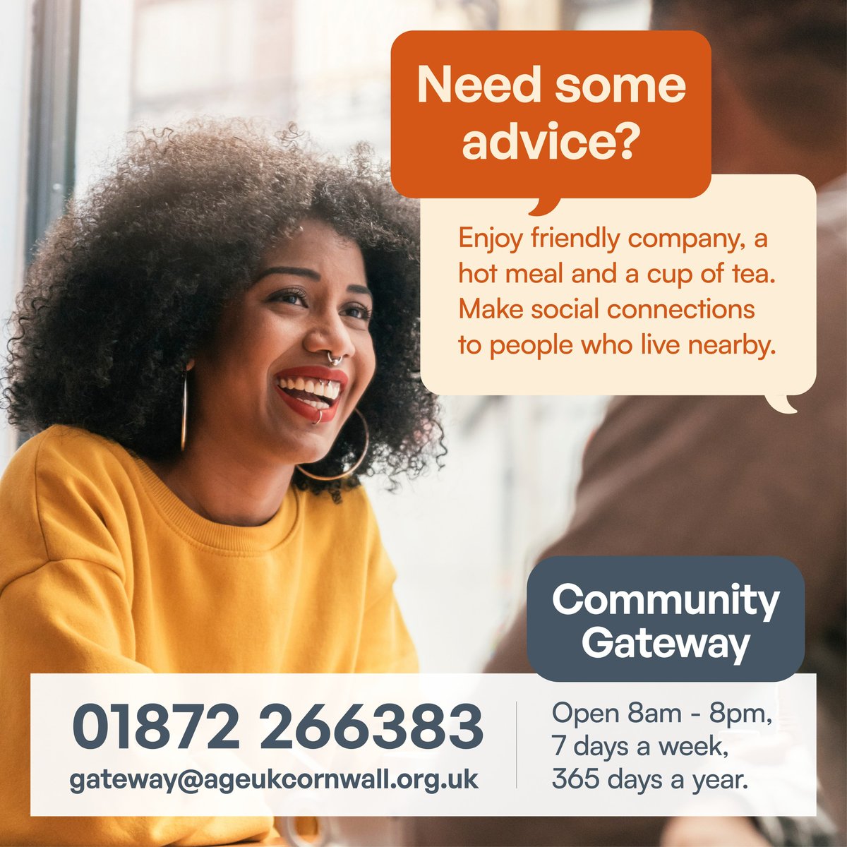 It's #MentalHealthAwarenessWeek! 💚 The Community Gateway received 2,425 calls in March, centring around the concerns of the cost of living, with the team actioning an impressive 95% of referrals. Find out more about this free community resource... ageuk.org.uk/cornwall/our-s…