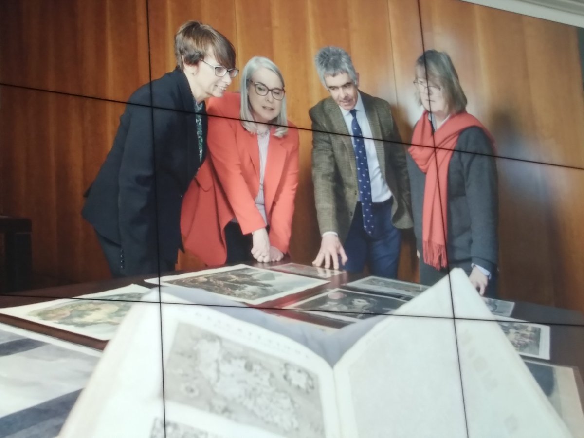 @IHTA_RIA Head of collections @UCC Crónan Ó Doibhlin discusses importance of #SenseOfPlace in Ireland, notes vibrant @NewGeographyUCC #geography and #cartography activity, esp with @CorkUP, and important #map acquisitions