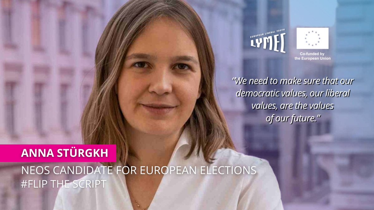 Watch our Flip the Script video from @AnnaSturgkh, NOES list number 2 candidate for the EU Elections! lymec.eu/_flipthescript…