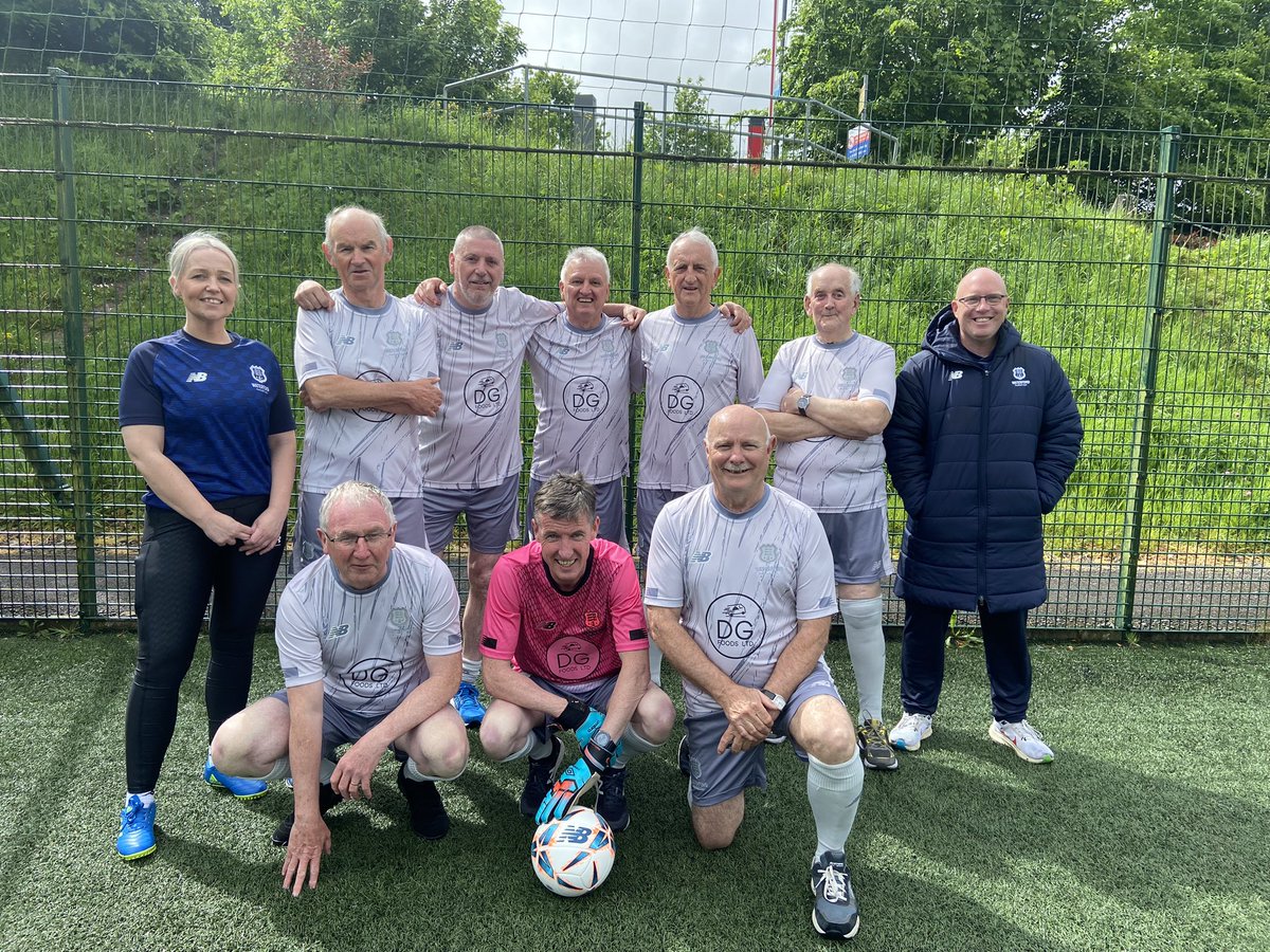 Our Walking Football team ahead of their first-ever blitz in Cork in association with Age & Opportunity 📍 #OneClubOneCommunity
