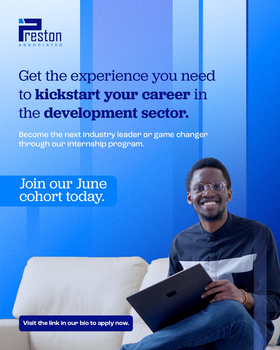 Our internship programs are designed for interns across diverse backgrounds to grow and acquire skillsets across MEL and the development sector.   With the right mindset and a commitment to learning, you can kickstart your career through our internship program.   #intern