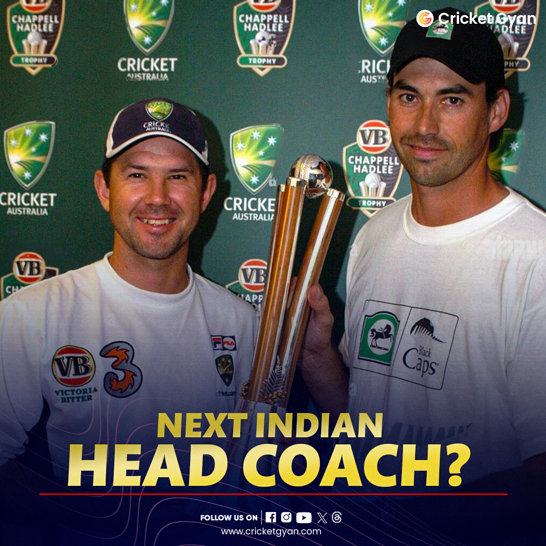 Ricky Ponting & Stephen Fleming are on the radar of BCCI for the next Indian head coach. Source: RevSportz . . #RickyPonting #StephenFleming #Indianheadcoach #cricketer #cricket #cricketupdates #cricketlatestnews #cricketgyan