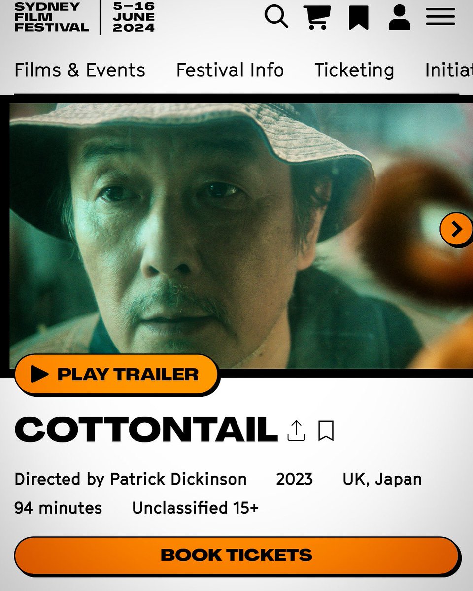 Australia 🇦🇺 here we come! Beyond excited that #cottontail #コットンテール will play in Sydney at the wonderful @sydfilmfest June 8/9/12! Thank you 🙏🏻 🐰 🎥 🤩 

#リリーフランキー 
#錦戸亮 
#木村多江 
#高梨臨 
#恒松祐里 
#工藤孝生

@BrouhahaEnt 
@WestEndFilms_UK 
@JP_cottontail