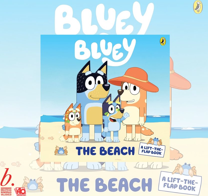 ¿Conoces a la perrita #Bluey? La serie que cuenta sus aventuras es la más vista en el mundo.
En #BibliotecaLaVictoriaVLL puedes conocerla mientras practicas #inglés con esta divertida historia: Bluey, The beach. 
Y tú, #Doyouspeakenglish?

#recomendación #novedad #lij #Disney