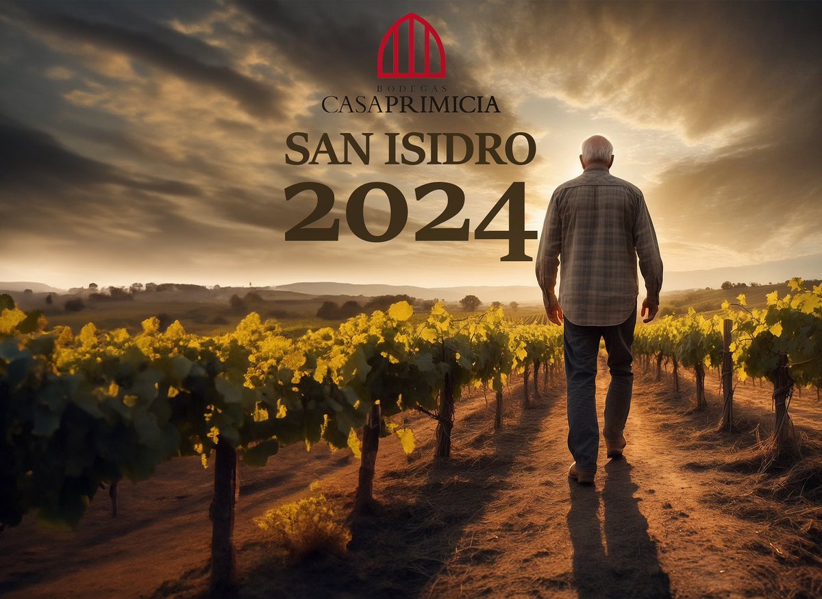 Desde Bodegas Casa Primicia felicitamos en el Día de San Isidro a todos los #viticultores que, con su dedicación y pasión, hacen posible la elaboración de nuestros vinos. Vuestra labor es fundamental y merece todo nuestro reconocimiento en este día #sanisidro #Riojaalavesa