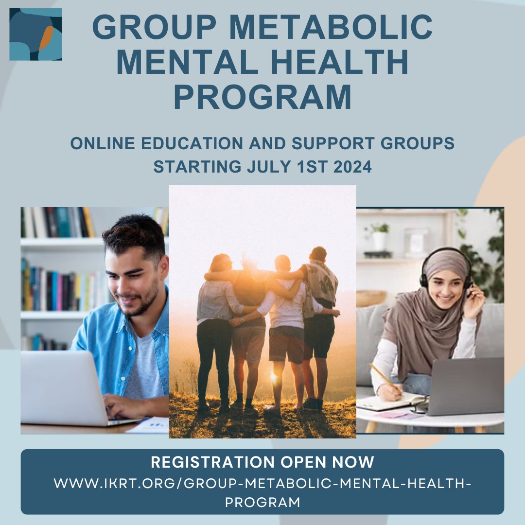 📢Want to trial #ketogenictherapy for your #mentalhealth? Sign up for IKRT's group program starting July 1st! 🧠Register here as places are limited: tinyurl.com/538cempc Please share and RT #metabolicpsychiatry @ikrt_org