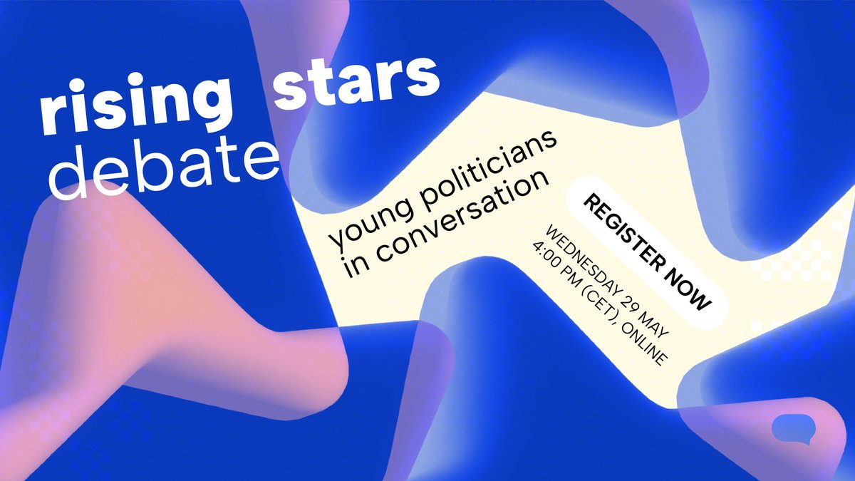 ‼️ Mark your calendars for the @Youth_Forum 🌟 Rising stars debate🌟on May 29th YFJ brings together the Presidents/Co-Spokespeople of European Political Youth Wings - our President @ines_holzegger will be present! Register here: tinyurl.com/mrxn23br