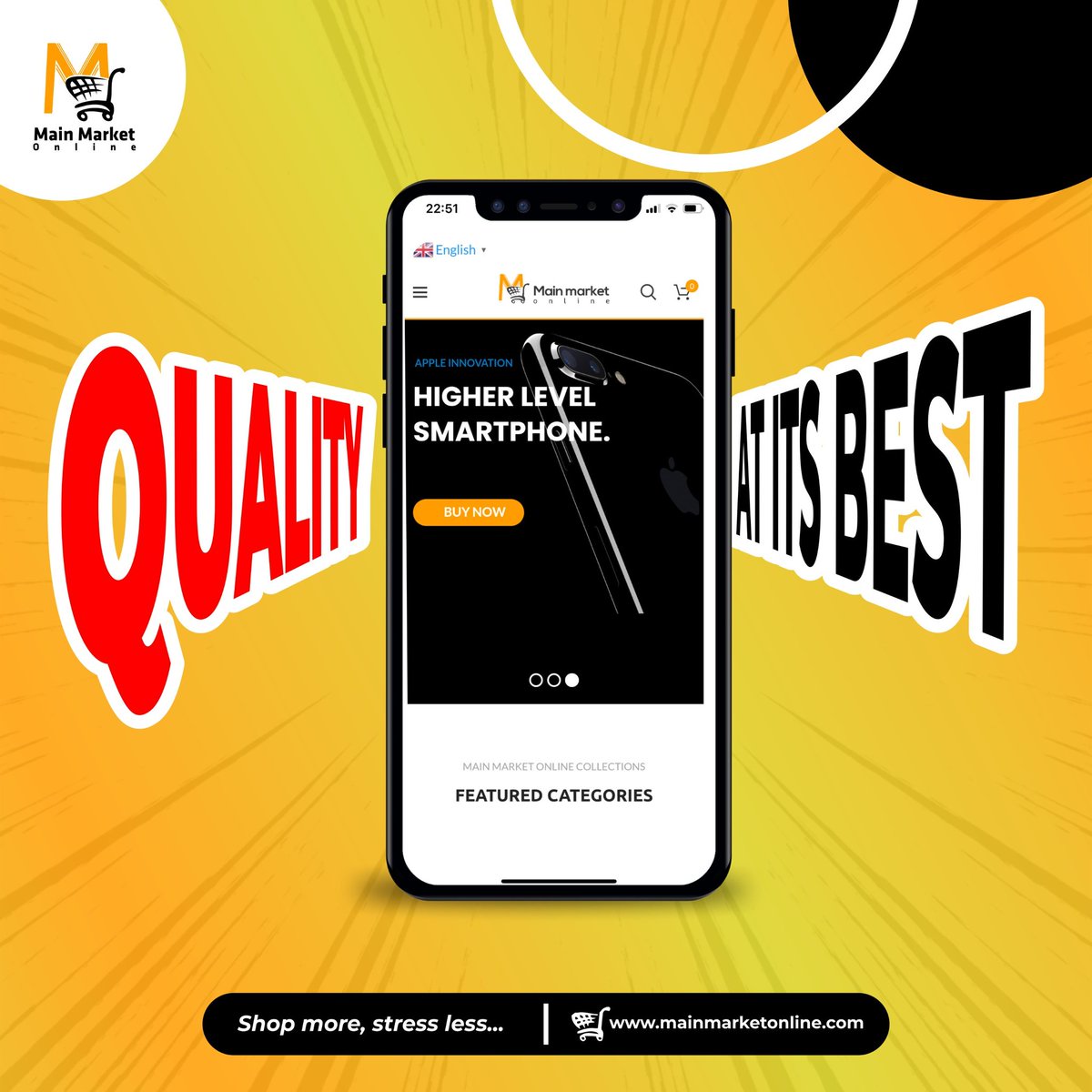 Searching for quality products?
Look no further cause MainMarketOnline is here! From beauty to home essentials, we've got you covered. Visit our website @ mainmarketonline.com today and Start shopping!
#qualityproducts #MMO #MainMarketOnline #shoplocal #onlinestore