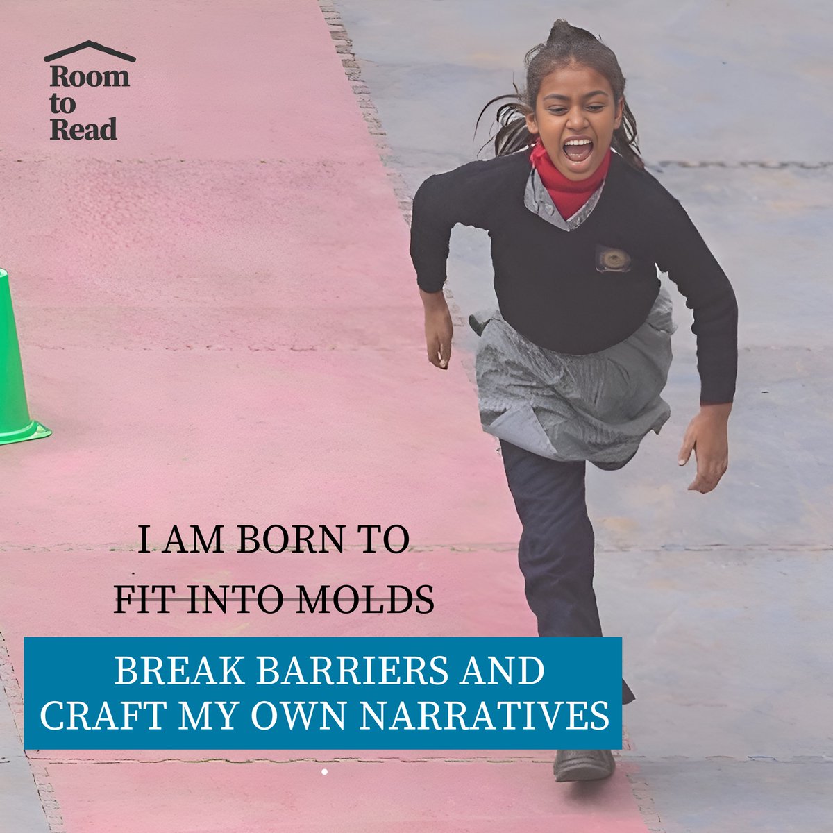 She embraces the power within her to navigate through challenges and reach limitless possibilities, empowering herself along the way! 💪✨
@roomtoreadindia supports “𝓗𝓔𝓡”  in this transformative journey through #LifeSkills.👭
#girlseducation #genderequality #shecreateschange
