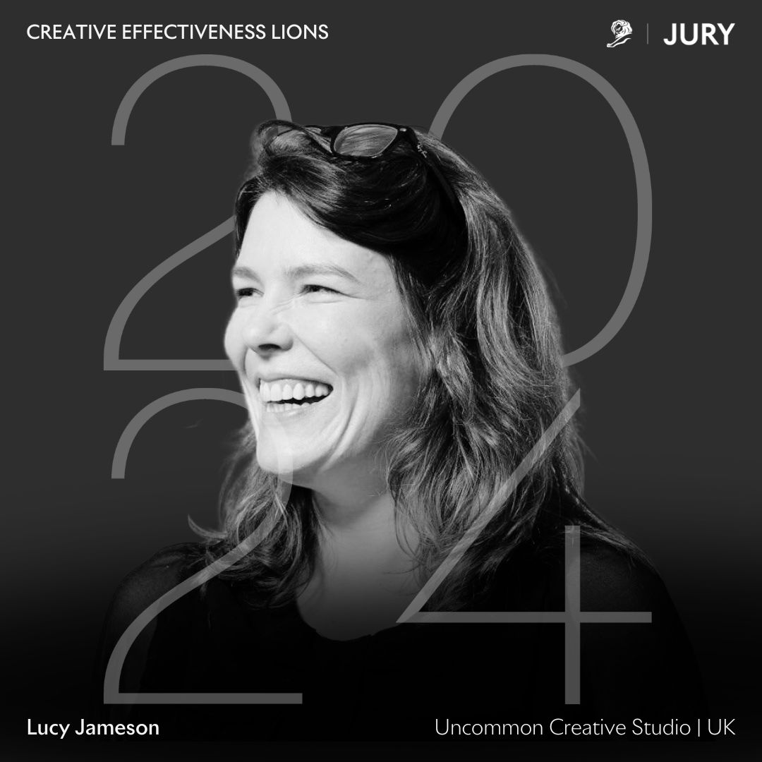 Uncommon co-founder Lucy Jameson will be joining the Creative Effectiveness jury at @Cannes_Lions 2024 ⚡️  
.
You can see the full list of jurors here ⬇️🔥canneslions.com/awards/jury