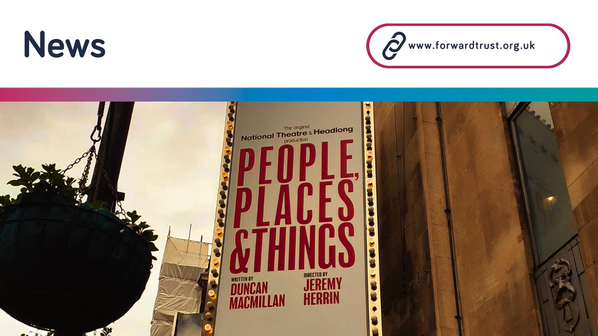 With the long-awaited return of the hit play, 'People, Places and Things', now on tour @TrafTheatre, we're delighted to announce that our national campaign @ActionAddiction has been named as a charity partner.🤝 Read more ⬇ bit.ly/3UGLajs #RecoveryIsPossible #Addiction