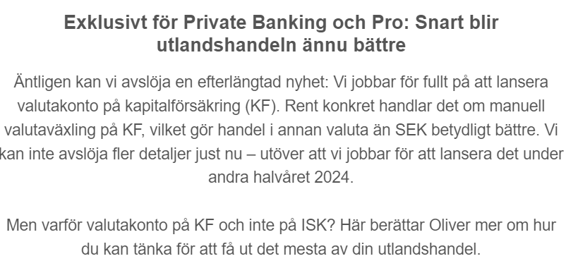Frihet007's tweet photo. Trevliga nyheter från @avanzabank 😍
Ser verkligen fram emot lanseringen och hoppas upplägget kommer med riktigt bra villkor! https://t.co/q93ssuC5Jg