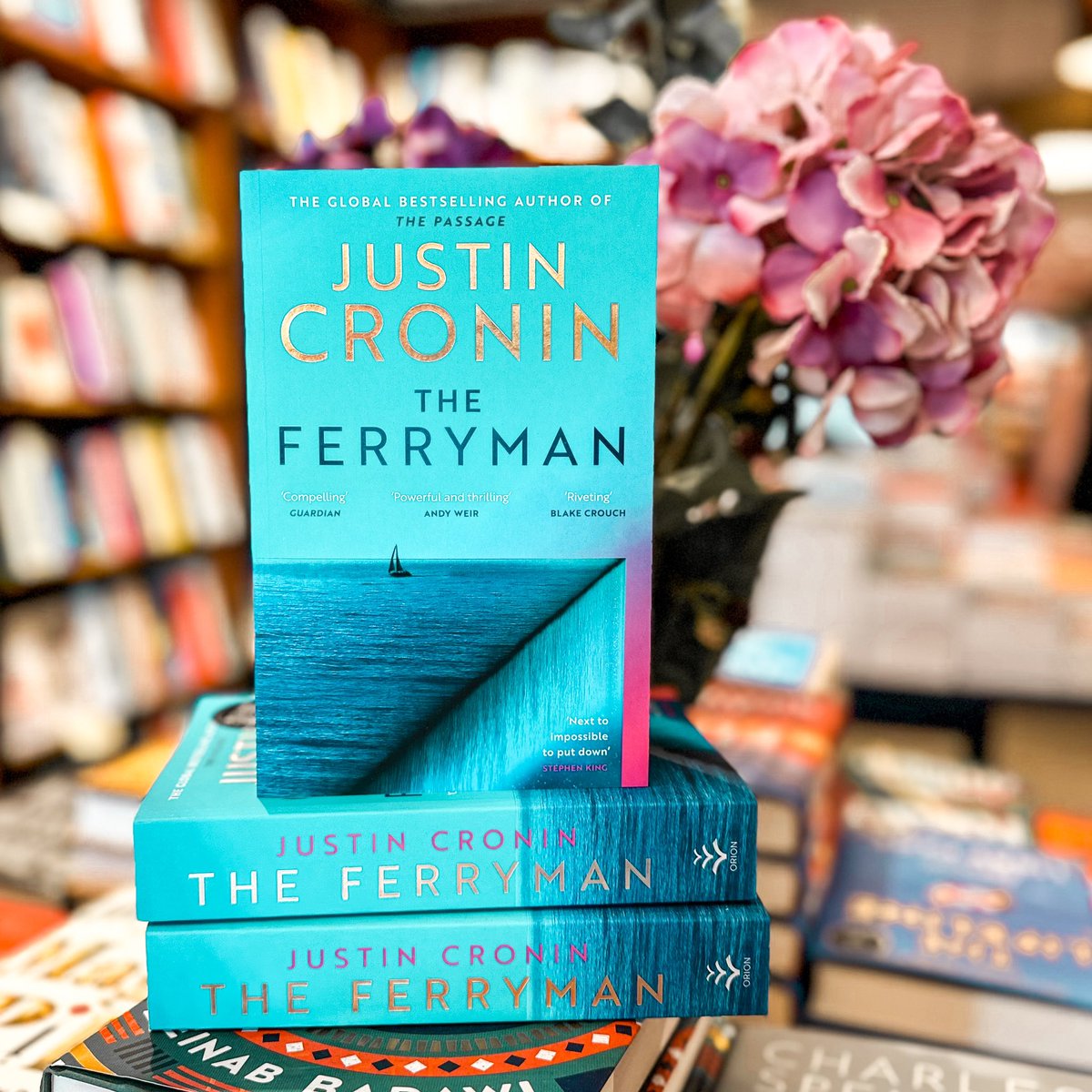 Our Science Fiction Book of the Month is The Ferryman by Justin Cronin! ⛵️

Prospera is a small island community. It’s a paradise, but every paradise comes at a price. 

#waterstonesnorthallerton #northallerton #bookshop #lovenorthallerton #waterstones #theferryman #justincronin