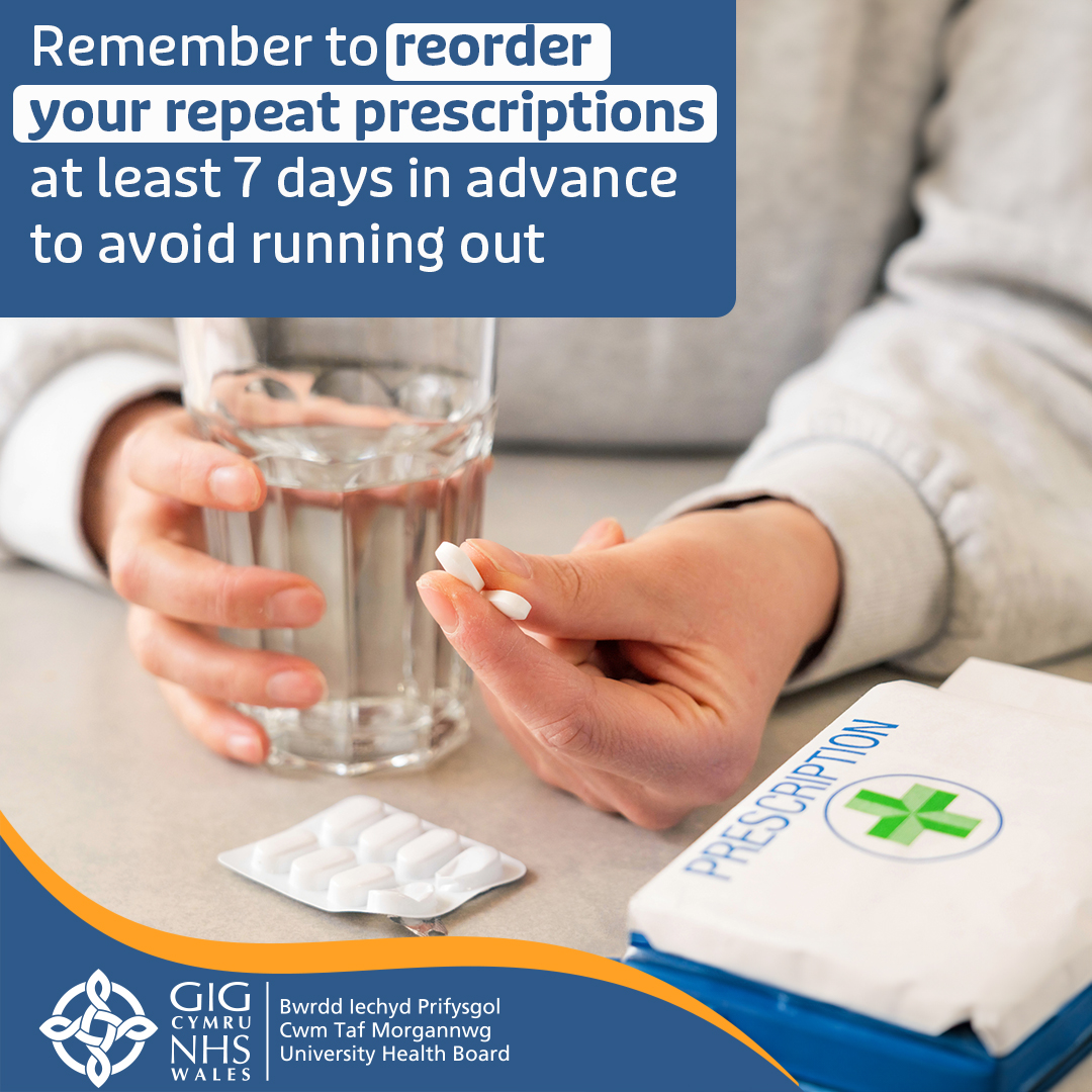 With the Bank Holiday coming up, don’t forget to order your prescription in plenty of time. You’ll need at least seven days, bearing in mind that your local pharmacy and GP might be closed on some days.