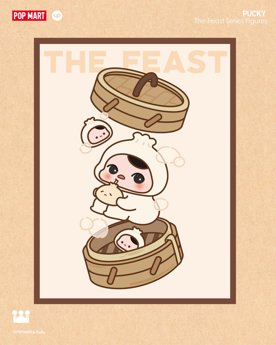 POPMARTGlobal's tweet image. Woohoo! PUCKY is going to serve a lavish banquet to you! Are you ready for PUCKY's Feast? 🍽  

Coming soon this week⏰  

#POPMART #PUCKY #thefeast #blindbox #arttoy