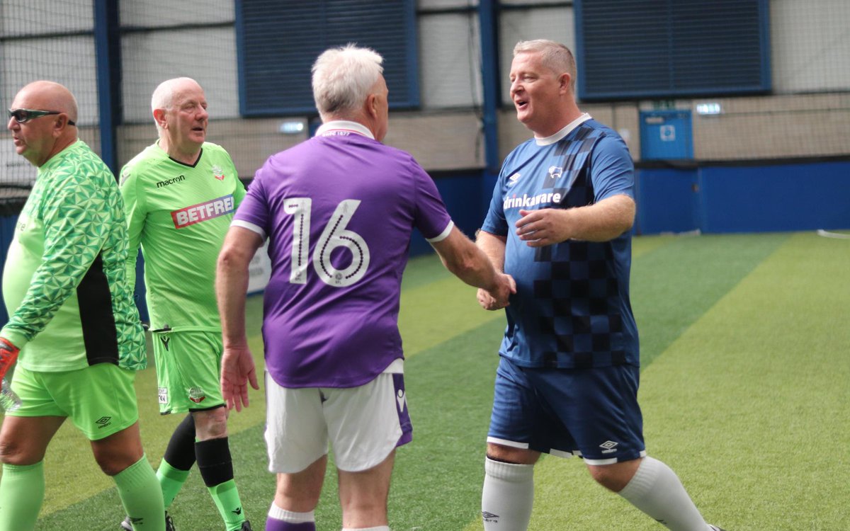 As it's National Walking Month, why not give Walking Football a go? 🚶‍♂️⚽ Whether you're looking to keep active, stay fit, or widen your circle of friends, Walking Football offers the perfect opportunity to do just that. Find out more 👉 derbyshirefa.com/players/ways-t…