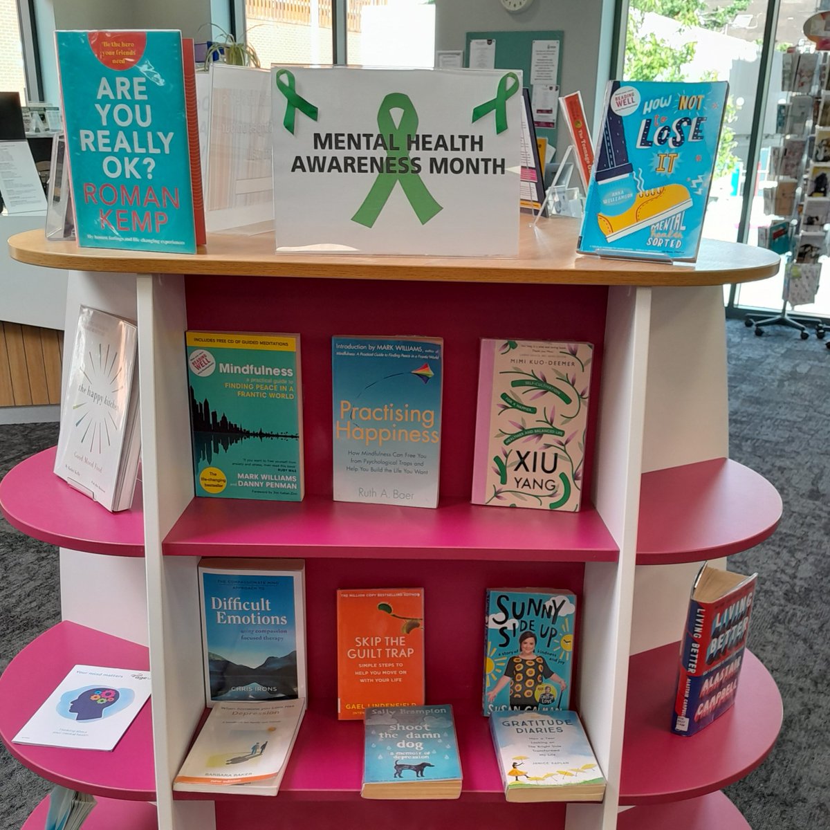 Mental Health Awareness Week runs from 13 to 19 May 2024. Find out more about wellbeing and mindfulness at your local library.