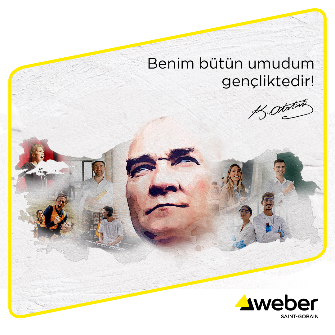 19 Mayıs Gençlik ve Spor Bayramımız kutlu olsun!​

Gazi Mustafa Kemal Atatürk’ün açtığı yolda, cesaret ve umutla yürümekten gurur duyuyoruz.​

#Weber #19Mayıs #GençlikveSporBayramı #Atatürk