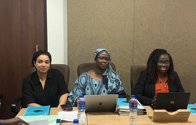 We are currently at the @AssemblyGambia to present our policy brief and position paper on the Women’s (Amendment) Bill 2024, which seeks to repeal the #FGM ban in The Gambia. Our team is led by our President Anna Njie, VP Yassin Senghore and former GBA President Loubna Farage.