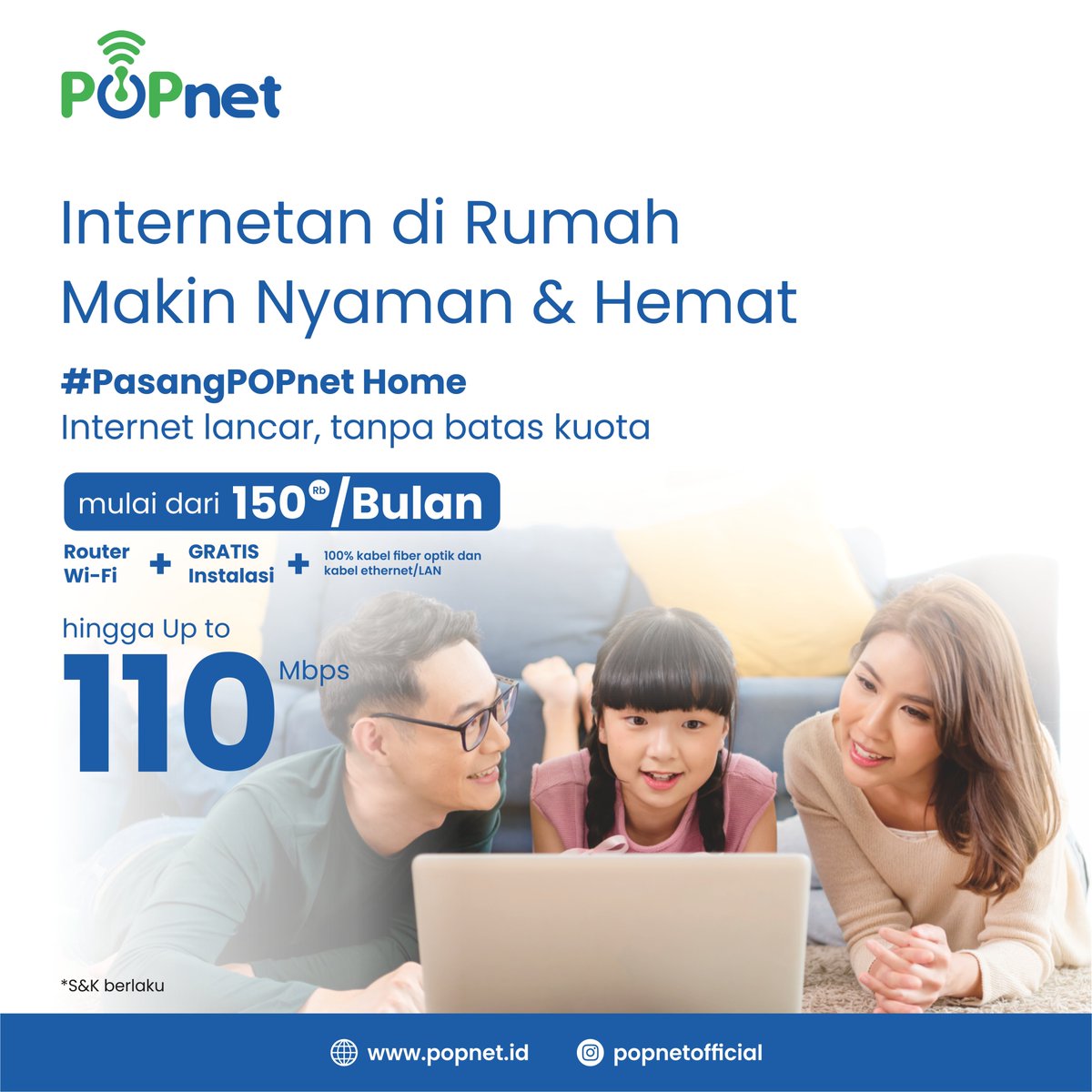 popnetofficial's tweet photo. Makin nyaman internetan di rumah dengan internet wifi yang lancar dan tanpa batas kuota

#PasangPOPnet Home

Info berlangganan bisa hubungi :
📲 0821 2000 8098

#internetwifi
#internetwifirumah
#internetkantor
#internetumkm https://t.co/KSmryS4pzd