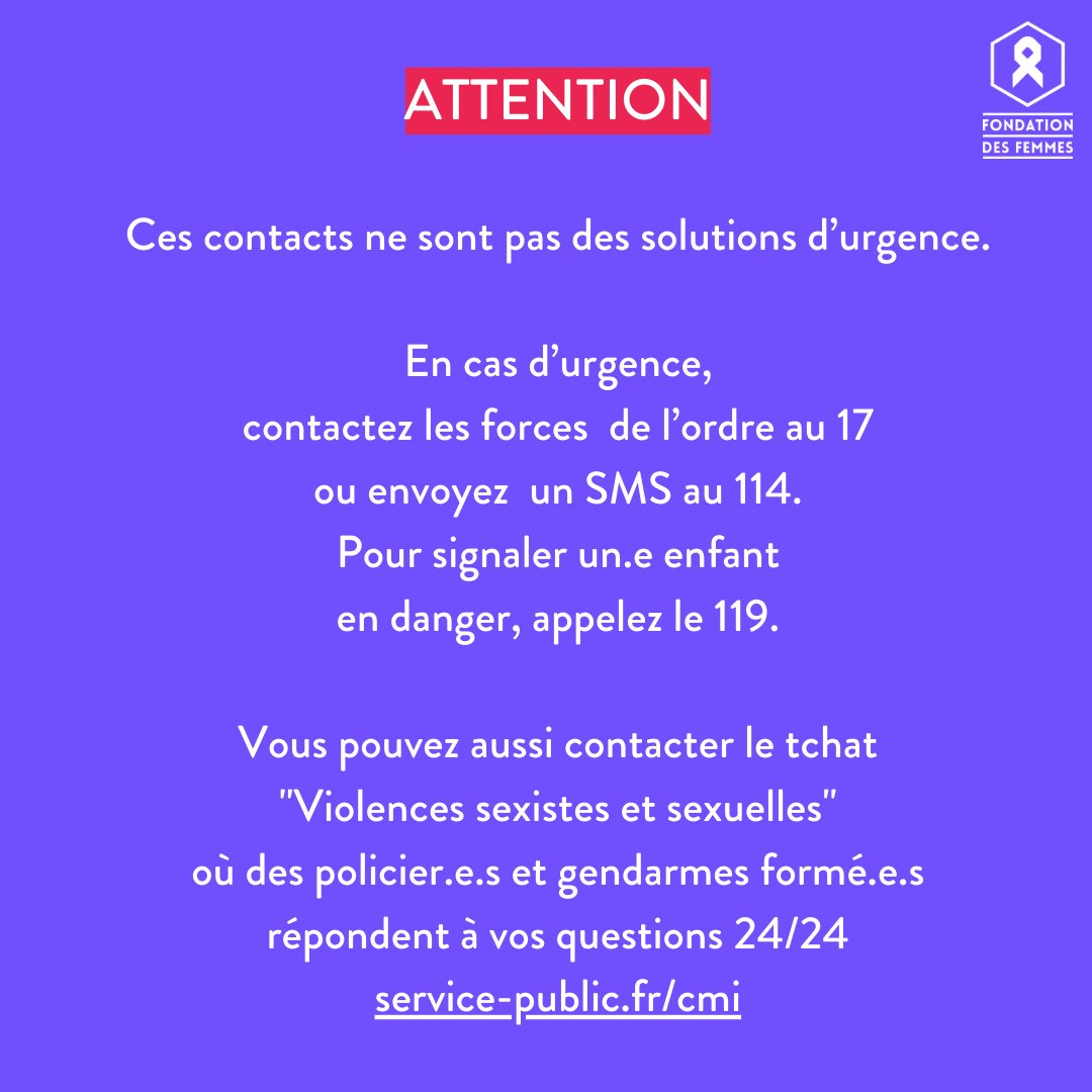 Nous sommes 100, mais en réalité, nous sommes des centaines de milliers. #MeToo Vous n'êtes pas seul.e.s. Nous serons toujours de votre côté. En cas de violences, des professionnel.les formé.es sont joignables. En cas d'urgence, contactez les forces de l'ordre.